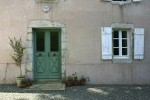 Tür eines tradionellen Französischen Hauses