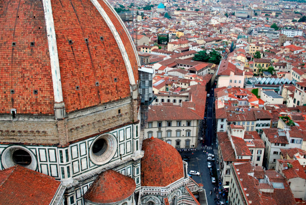 de Kathedrale in 
Florenz